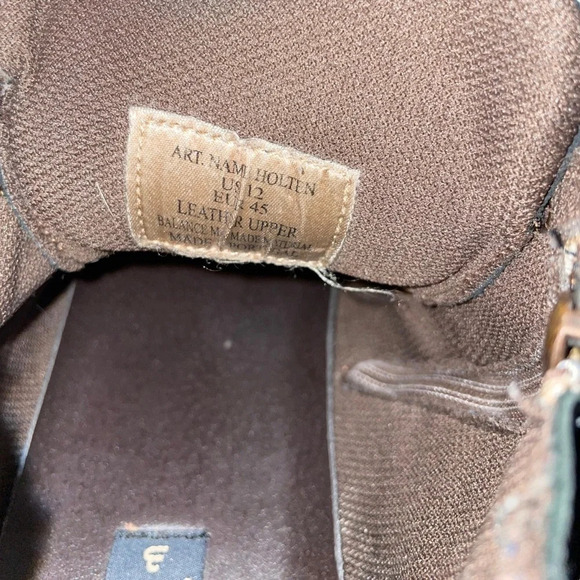 Bull Boxer Mens Holten Dark Leather Chukka Boots US Size 12 Black Dark Brown - Picture 9 of 11